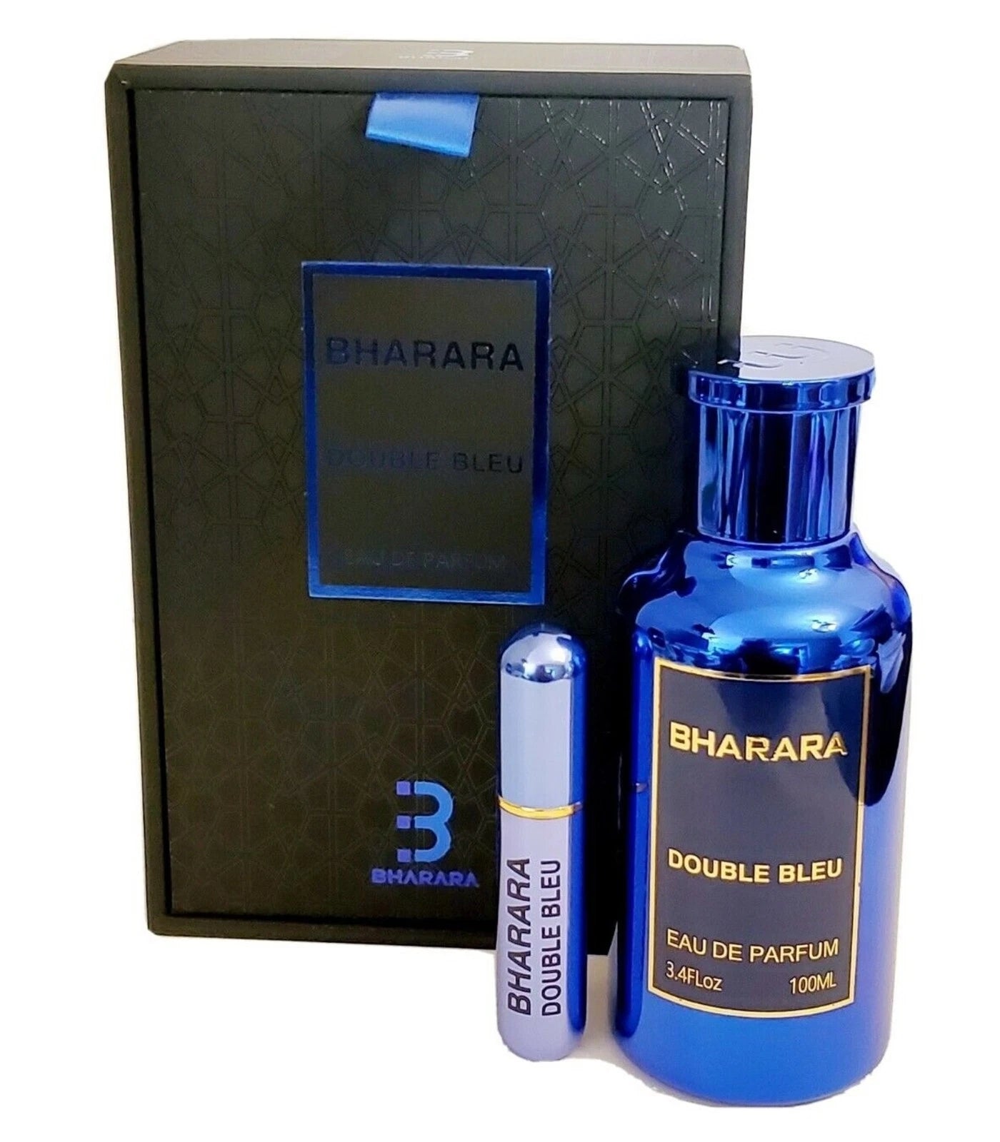 Bharara Double Bleu Pour Homme by Bharara Beauty 3.4 oz 100 ML New in Box